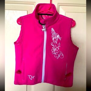 Cowgirl Hardware
Pink Embellished
Vest-Size 2T